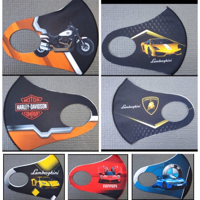 Masker Scuba Printing Racing