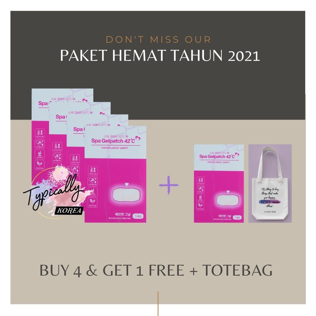 Paket Spa GelPatch 42*C - Menstrual
