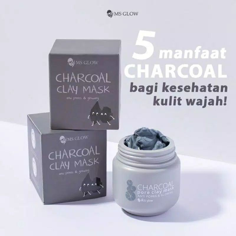 Charcoal clay mask