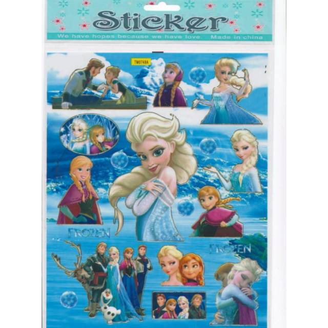 Sticker Laser Frozen
