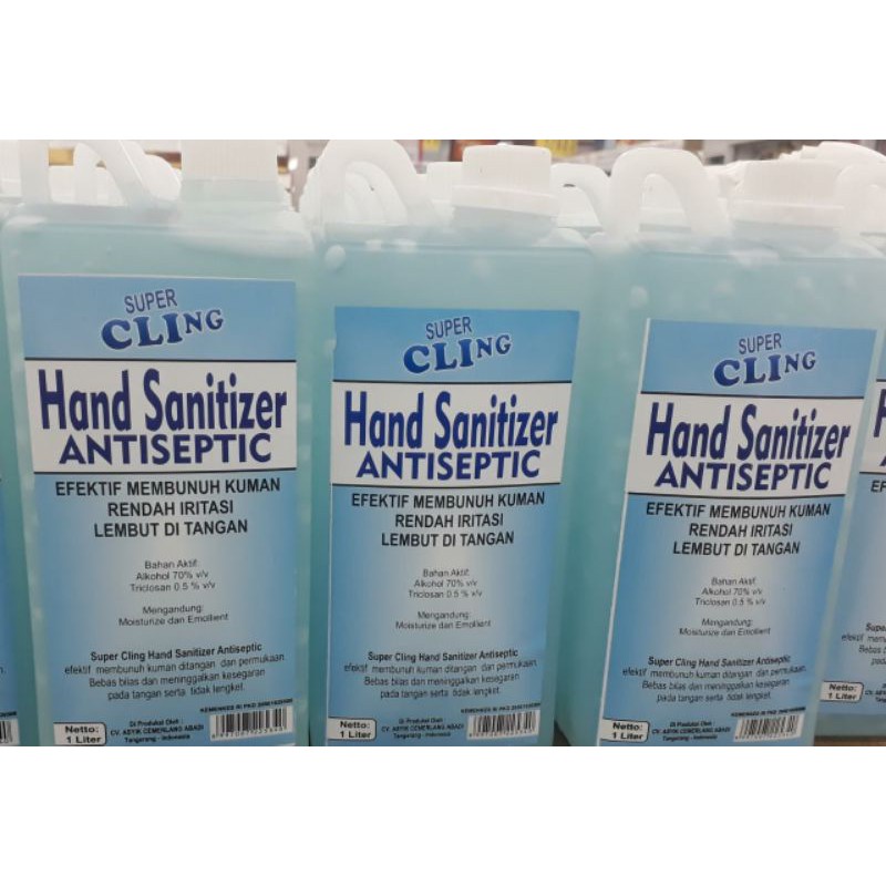 Super Cling Hand sanitizer