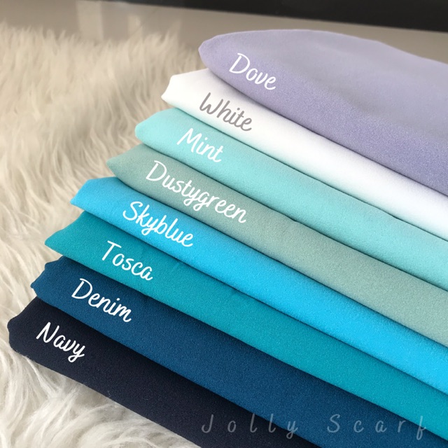 Jilbab Pasmina diamond crepe rawis