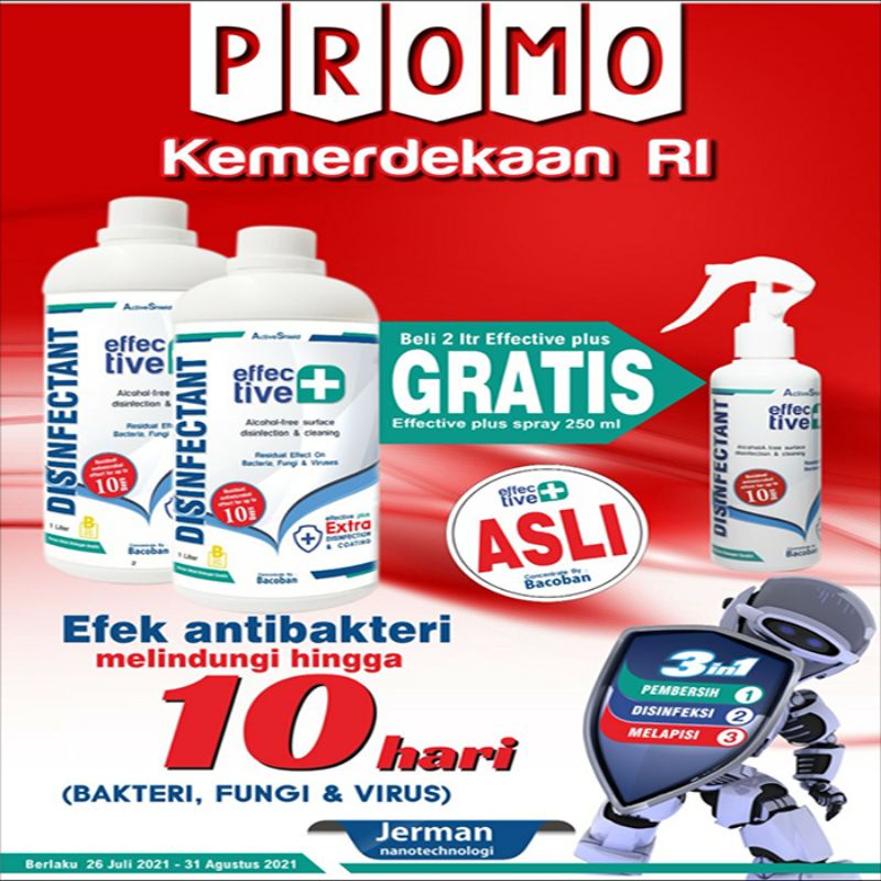 Desinfektan Cair Effective Plus Refill 5 L