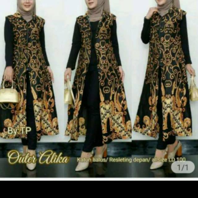 Outer batik cewek