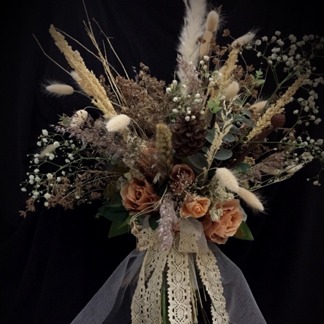 Handbouquet rustic / bouquet bunga kering / bouquet rustic