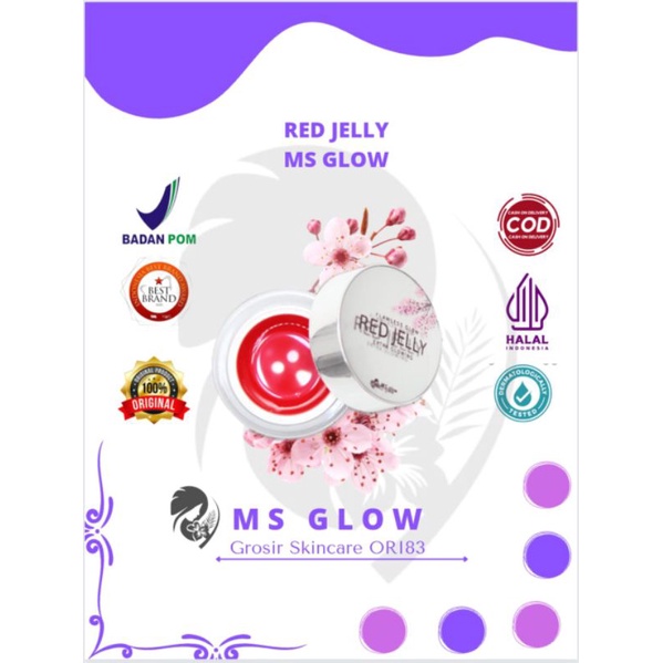 RED JELLY MSGLOW MURAH ORIGINAL