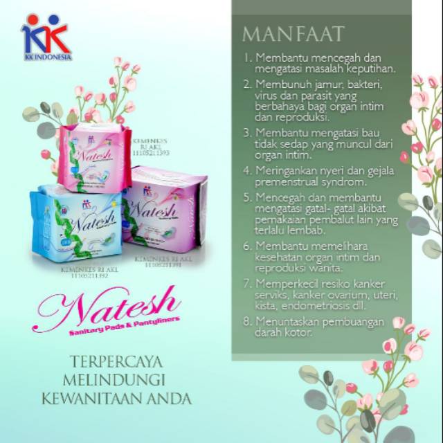 Natesh ( pembalut & Pentilener )