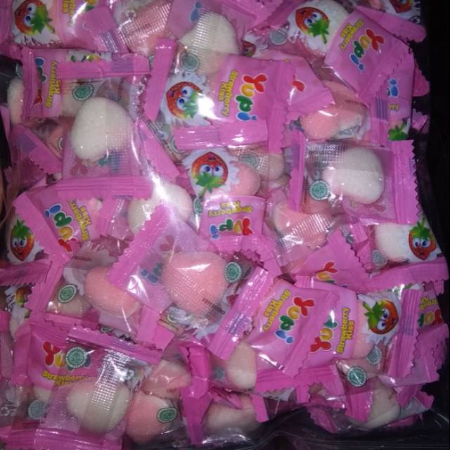 permen yupi heart