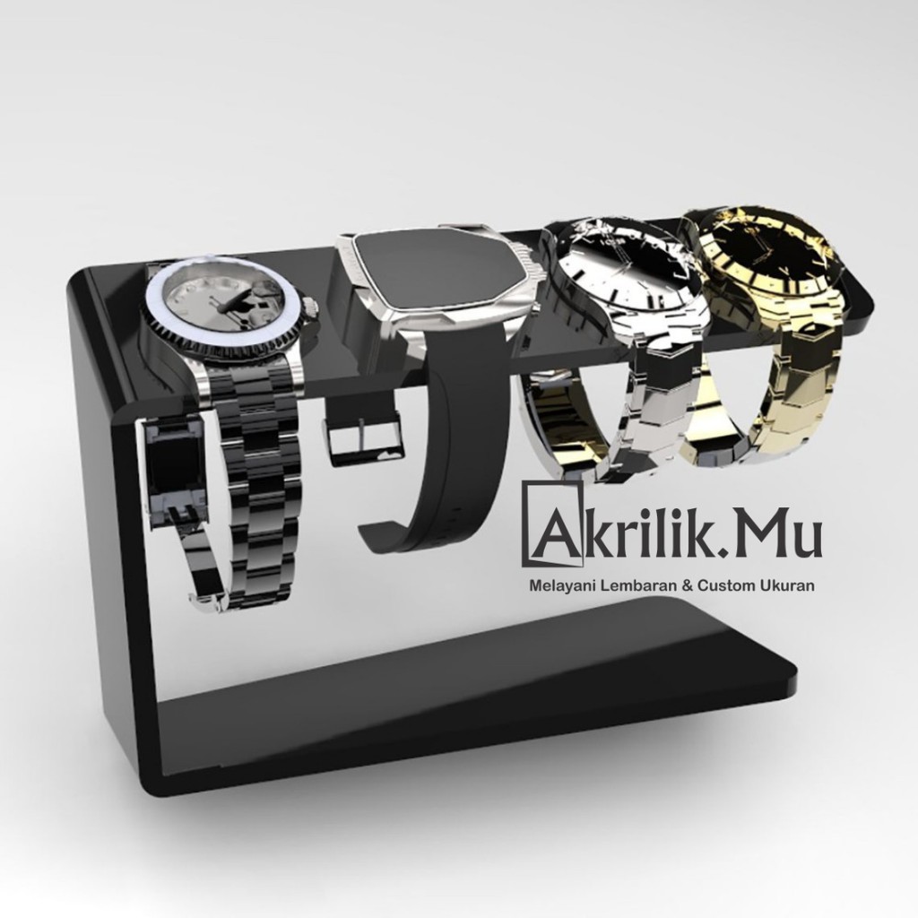 Display Akrilik Jam Tangan & Anting