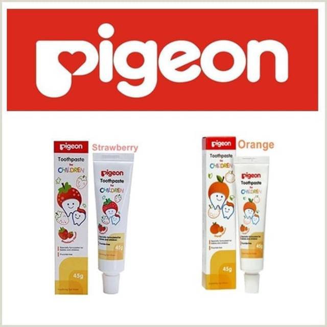Pigeon Toothpaste Strawberry And Orange 45gr