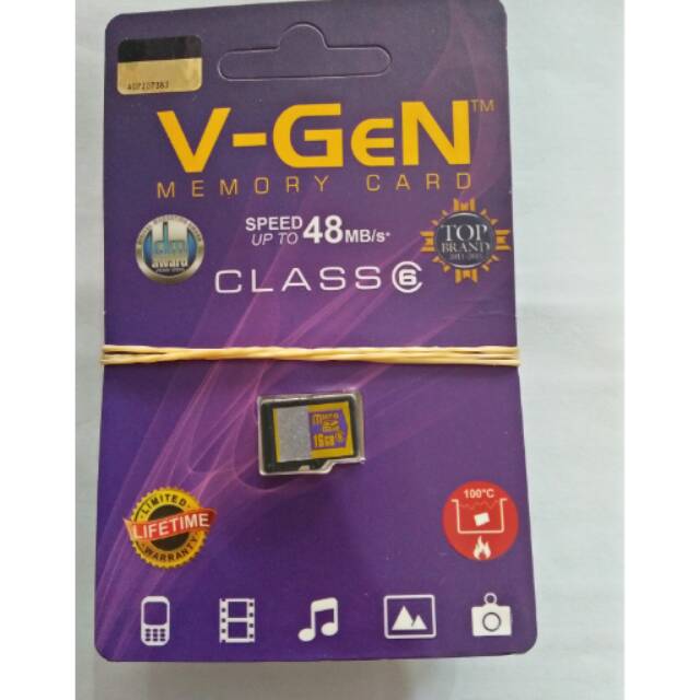 Micro SD V-GeN 16GB class6