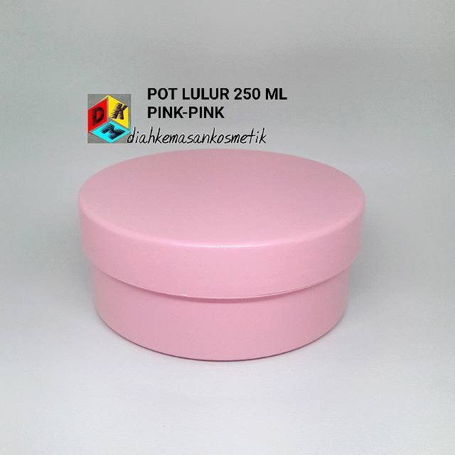 Pot lulur 250 gram pink pink