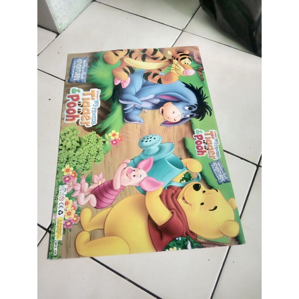 poster dinding Tigger Pooh