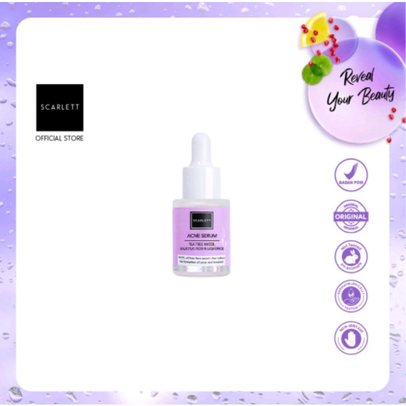 Scarlett serum acne