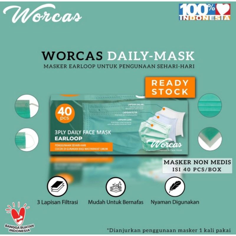 MASKER DAILY KEMENKES - EARLOOP