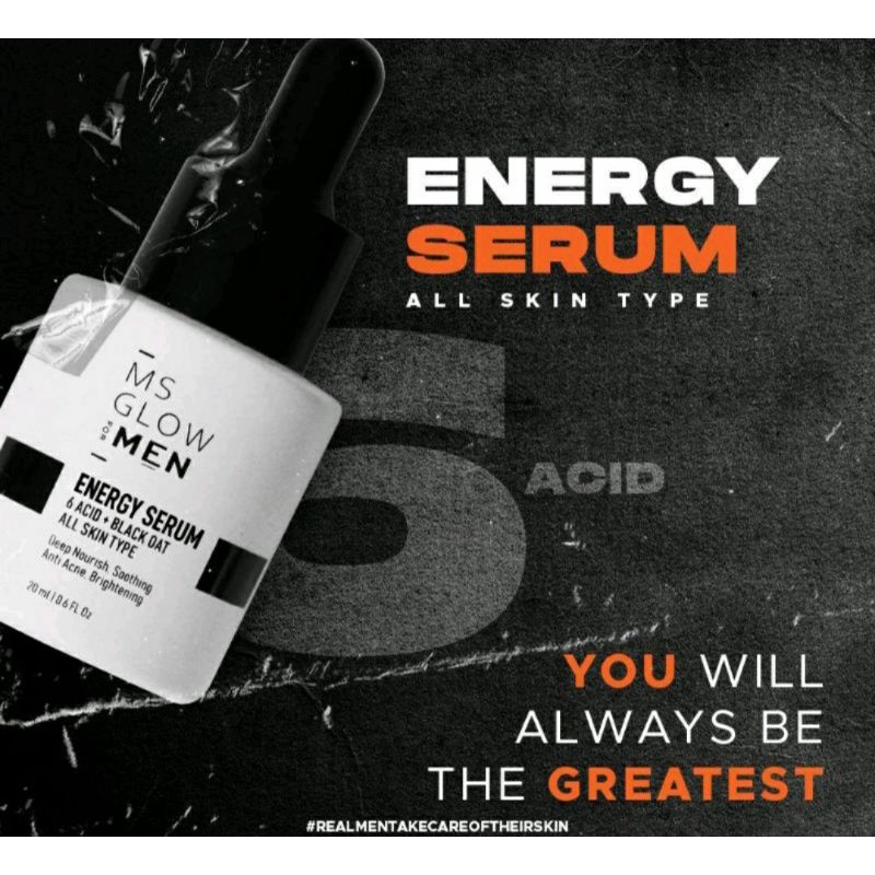 Energy serum ms glow men