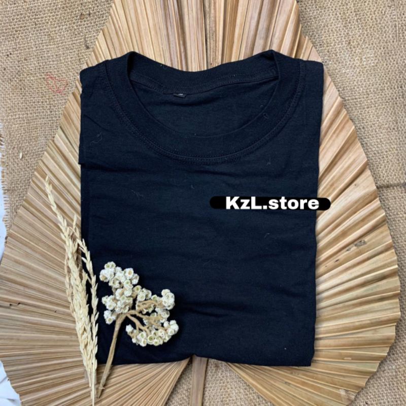 kaos polos combad 30s Hitam