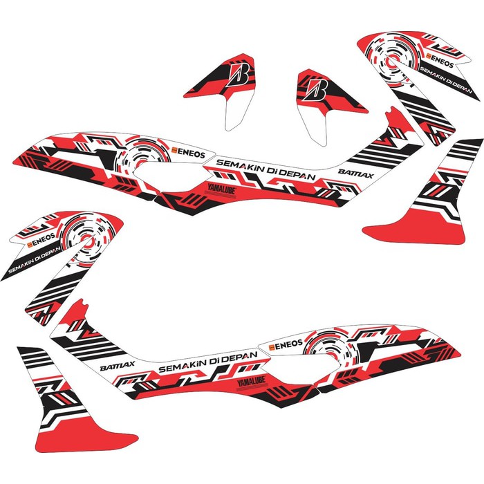Sticker N-MAX Striping Techno