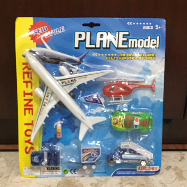 Mainan plane model pesawat set