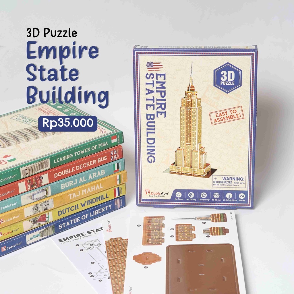 3D Puzzle - Empire State Building Mini