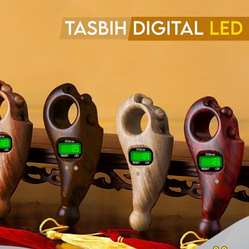 Tasbih Digital kayu