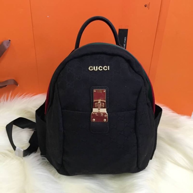 GUCCI RANSEL TURNLOCK KANVAS
