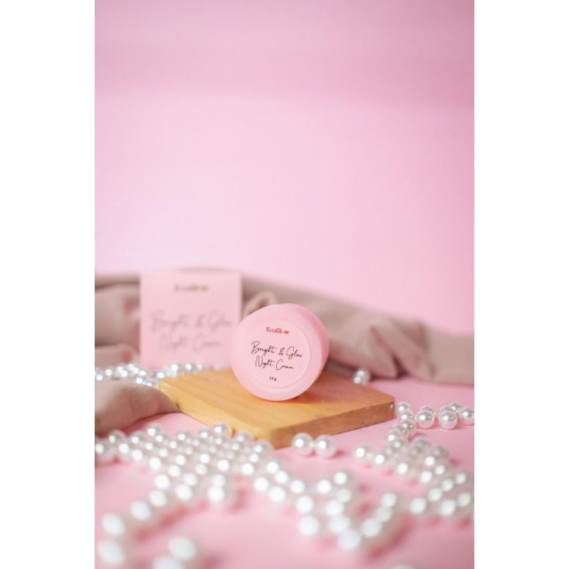 bright & glow night cream kinsglow #COD
