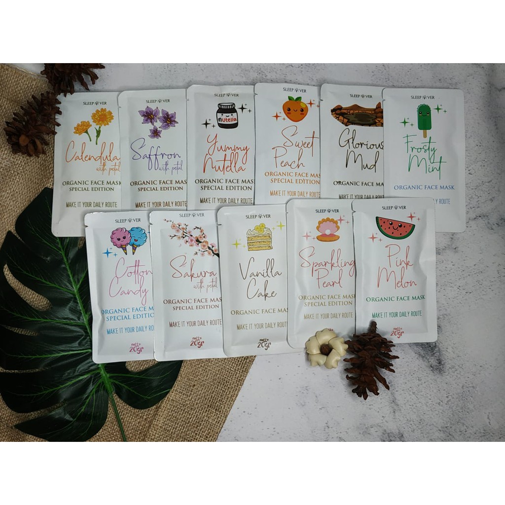 SLEEPOVER MASK ORGANIC 20GR