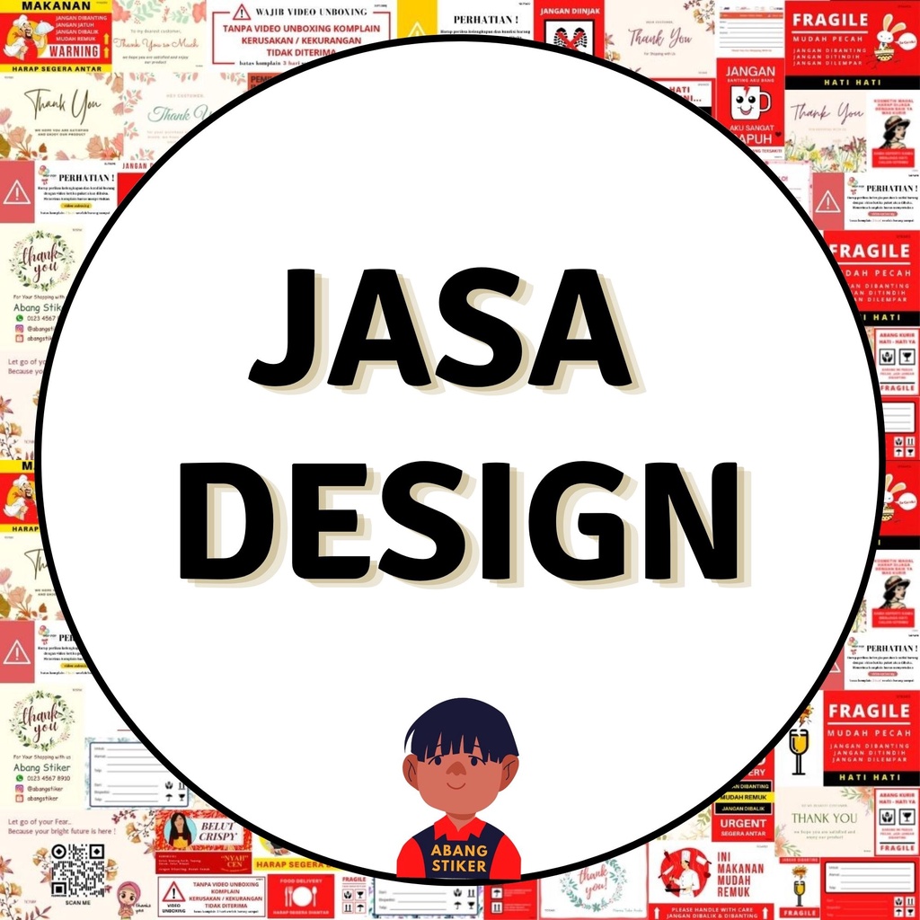 Jasa Design Stiker / Label