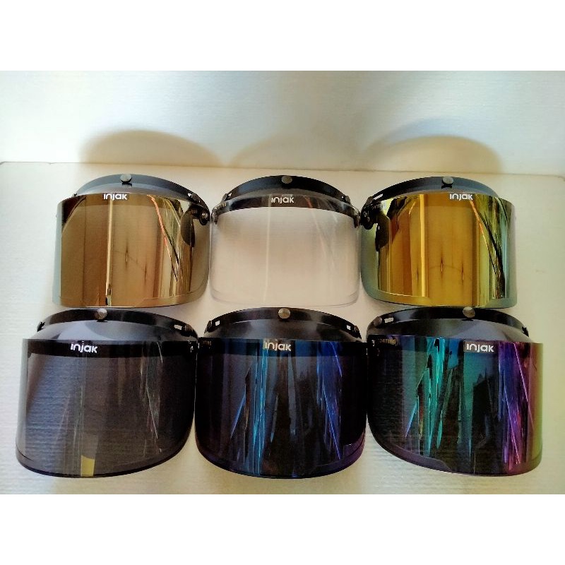 KACA HELM BOGO DEWASA FLAT INJAK