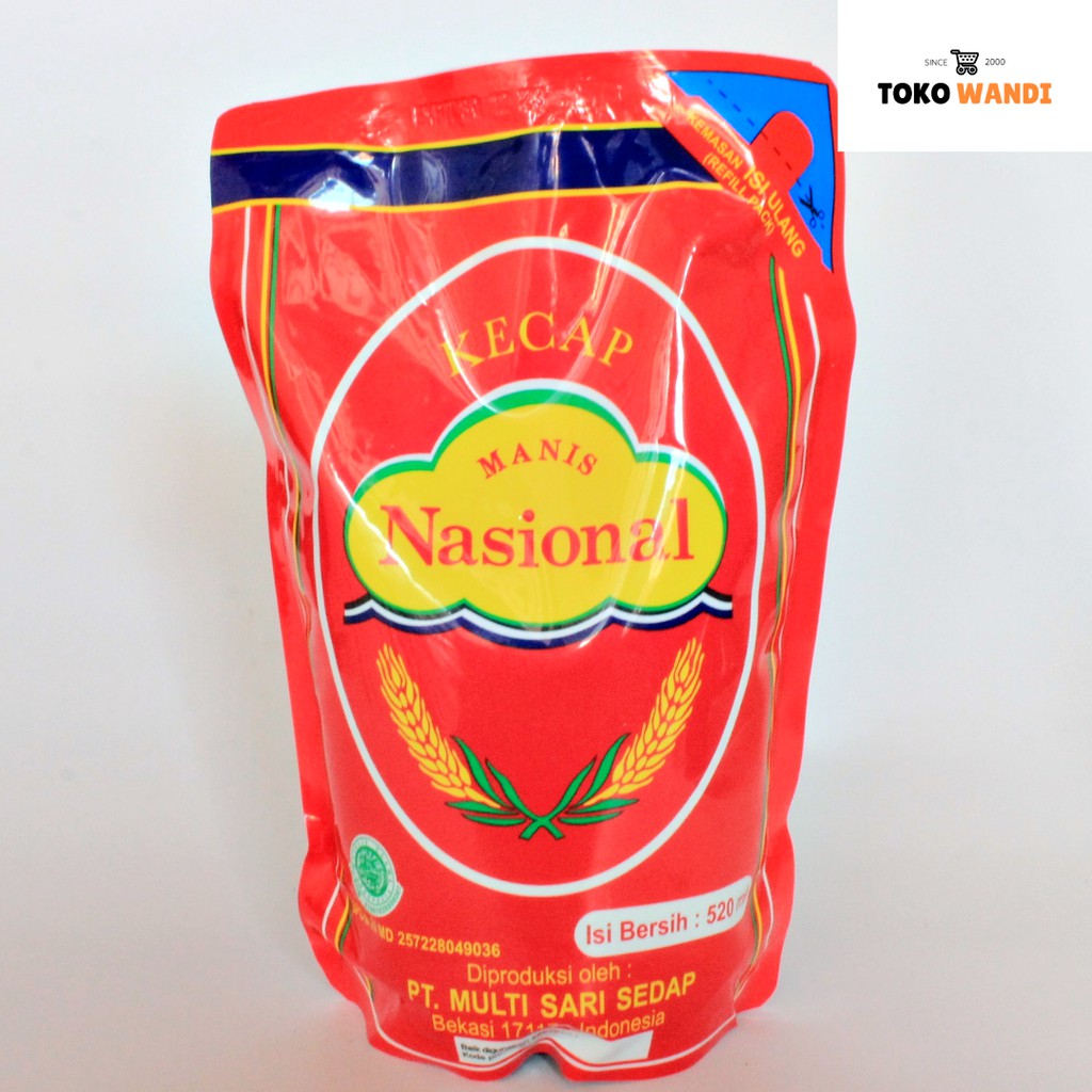 KECAP MANIS NASIONAL REFILL 520 ML