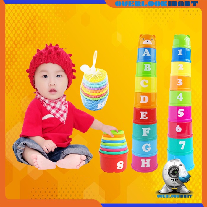 Stack Cup Tower Child Games