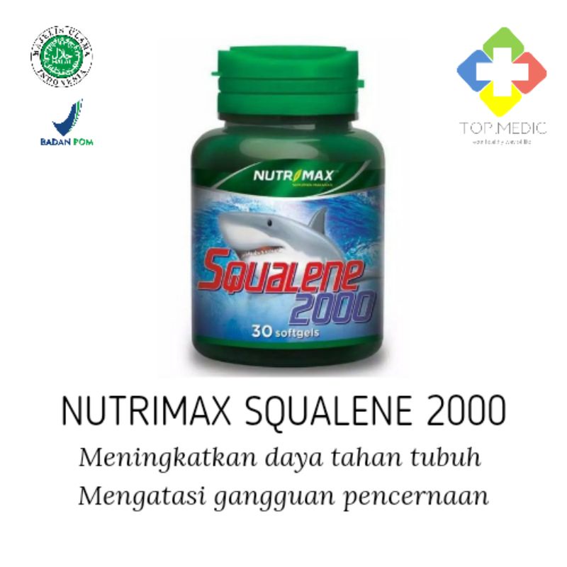 NUTRIMAX SQUALENE 2000 30 KAPSUL
