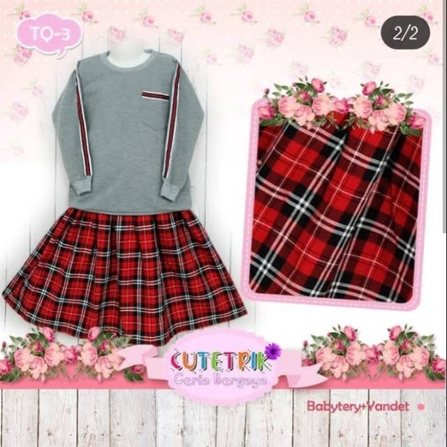 Cutetrik stelan rok