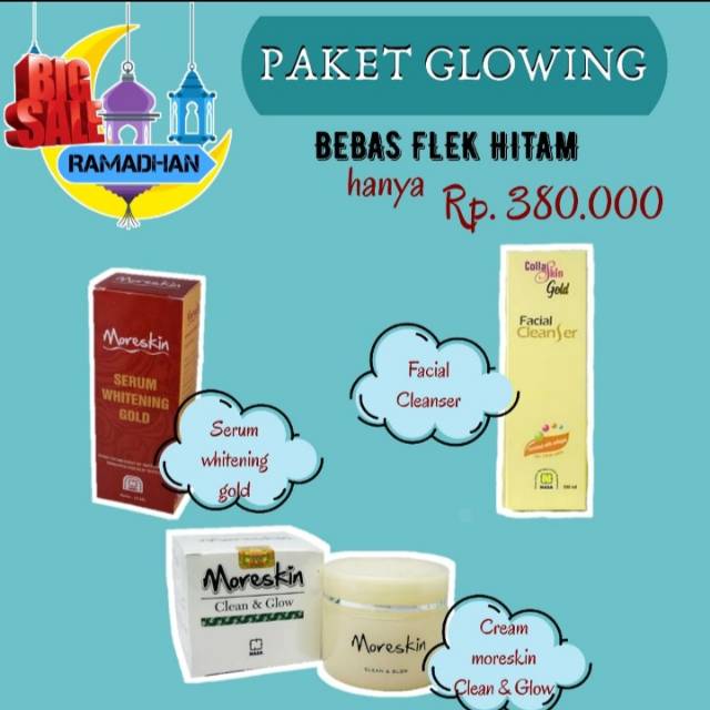 Paket glowing bebas flek hitam