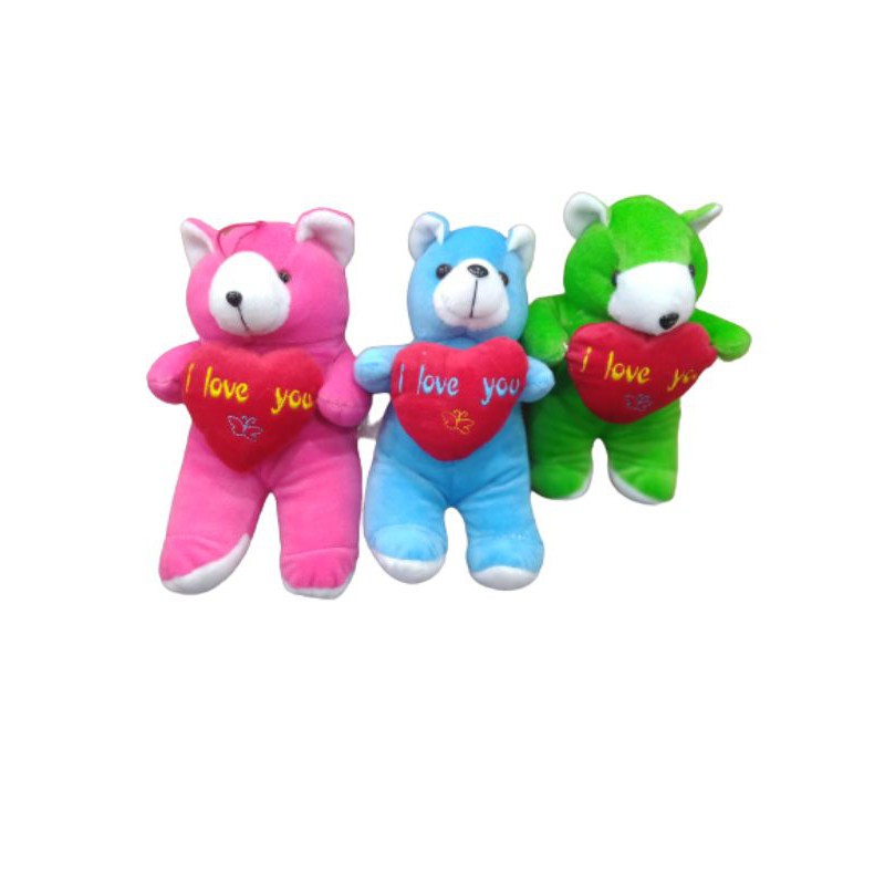 boneka bear love kecil