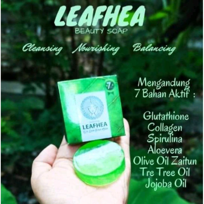 LEAFHEA GLUTA SOAP SABUN WAJAH
