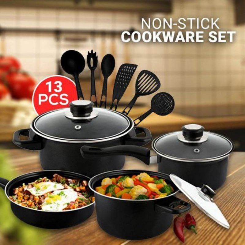 panci cookware isi 13 pcs