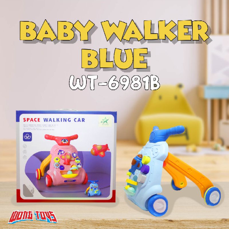 BABY WALKER BLUE WT-6981B