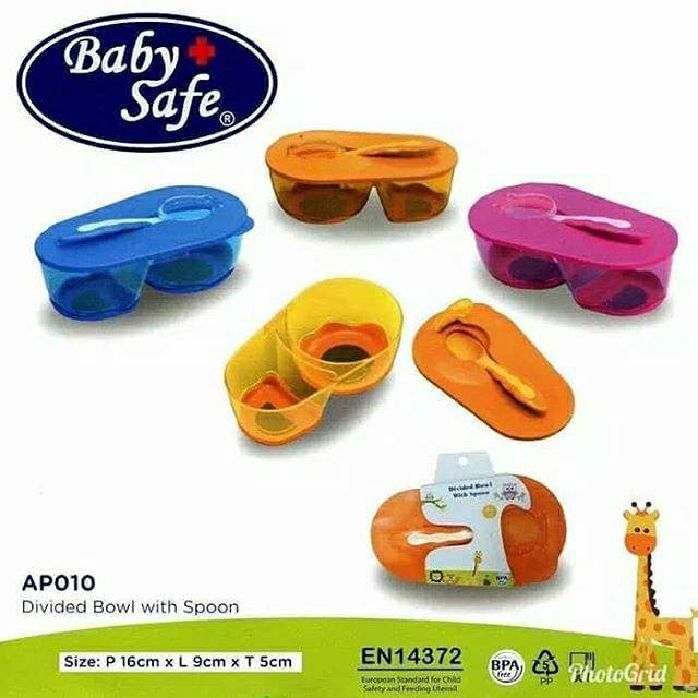 BabySafe Divided Bowl with Spoon