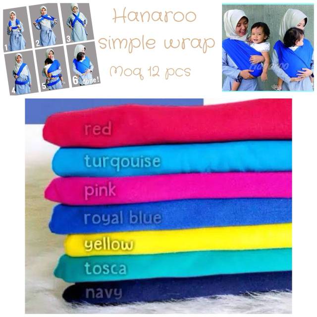 Gendongan Hanaroo simple Warp