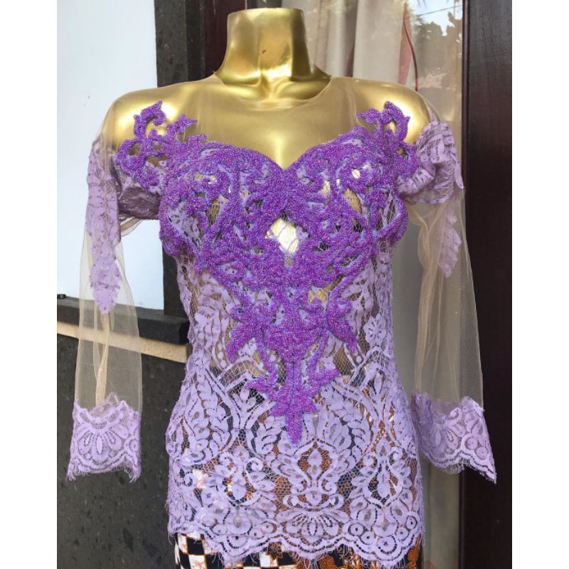 kebaya modif sabrina payet
