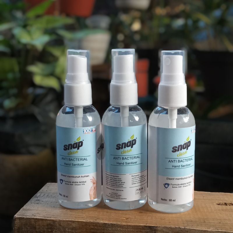 Hand Sanitizer Snap Clean 60ml