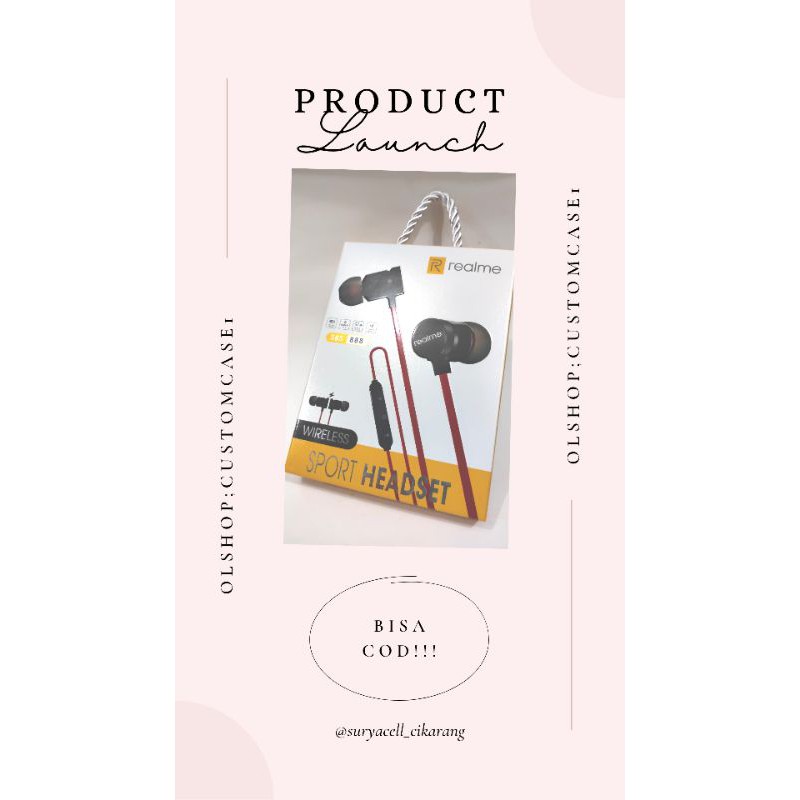 HEADSET BLUETOOTH REALME SGS888