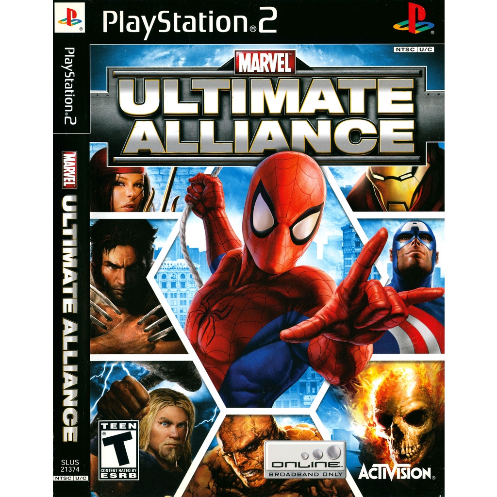 KASET DVD GAME PS2: MARVEL ULTIMATE ALLIANCE