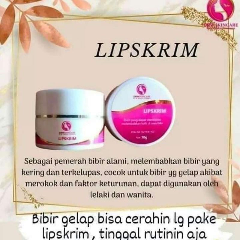 lipskrim drw skincare