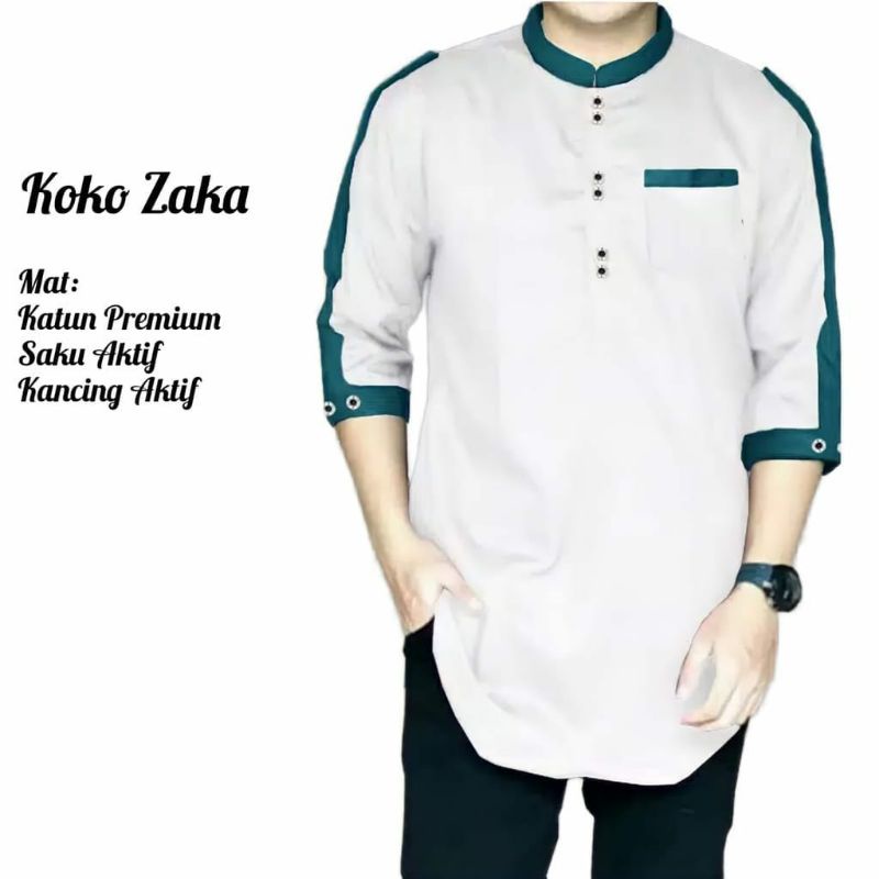 baju koko kurta zaka
