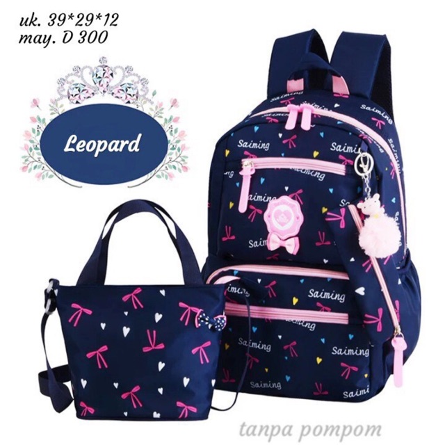 Ransel 2in1 leopard