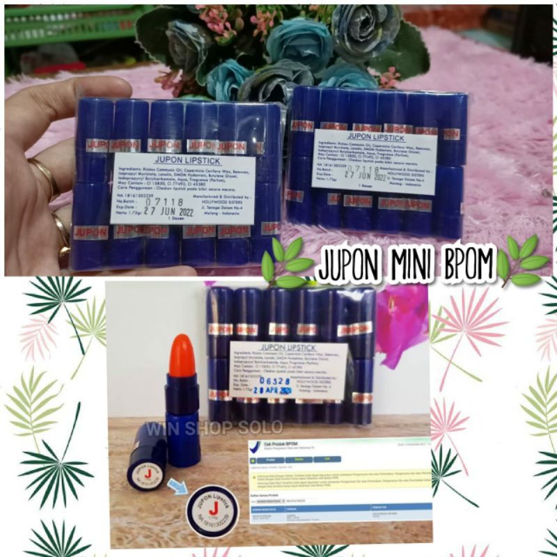 Jupon lipstik mini BPOM