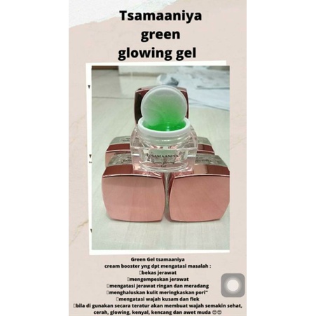 Tsamaaniya Green Glowing Gel